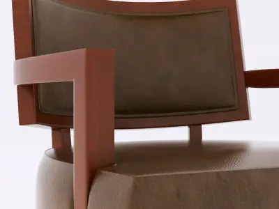 contemporary armchair 3D model
