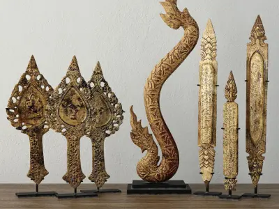 Old Thai and Burmese Decoration Collection