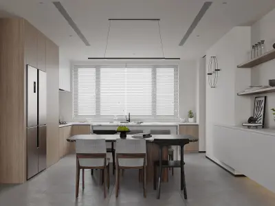 Modern Apartment 3D Model 3D model