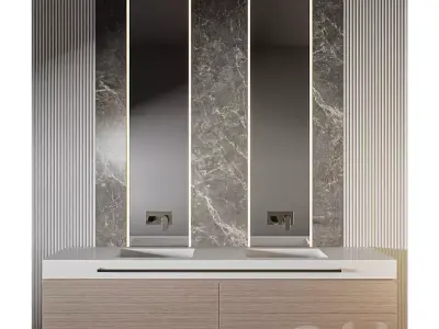 Luxury Bathroom 272 3D model