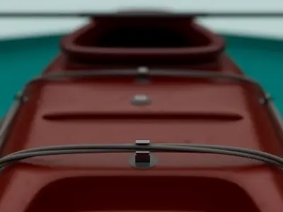 Kayak  Low-poly 3D model