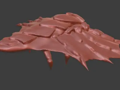 Zerg Starcraft Drone Uncolored Free 3D model