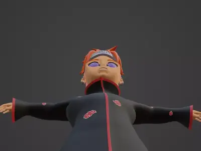 naruto ane pain model  3D model
