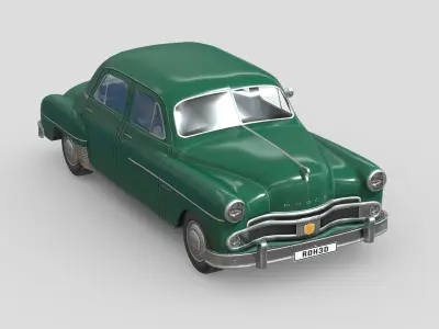 Dodge Coronet 1950 Low-poly 3D model