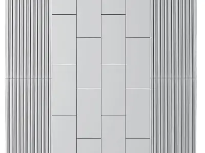Wall Panel Decoration 3d model Low-poly 3D model purchase