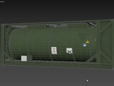 Tank Container 02 3D model