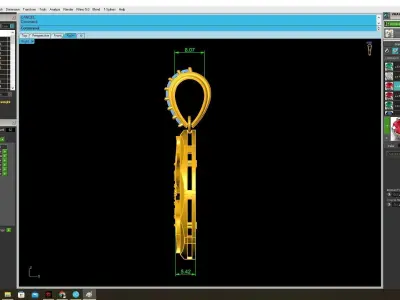 Luxury Floral Mandala Medallion Pendant Jewelry 3922 3D print model