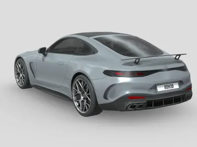 MercedesBenz AMG GT Coupe Low-poly 3D model