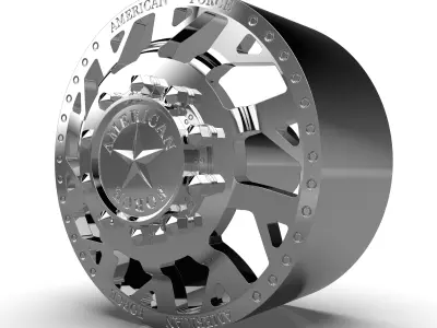 AMERICAN FORCE D04 MAN O-WAR DRW WHEEL 3D print model