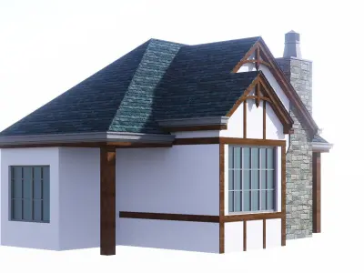 house Low-poly 3D model
