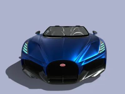 Bugatti mistral 3D model