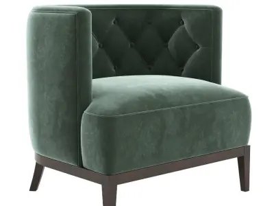 Bourbon Armchair Brabbu 3D model