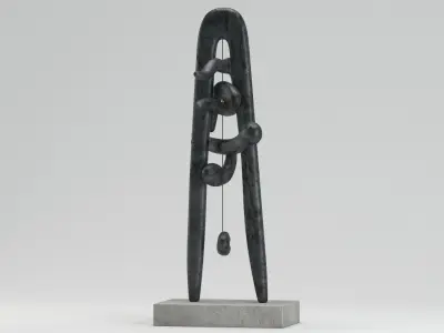 Isamu Noguchi Sculpture 3D model