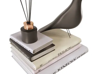 Eames Bird Decor Set 3D model