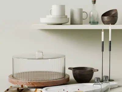 Kitchen Set 2  3D model
