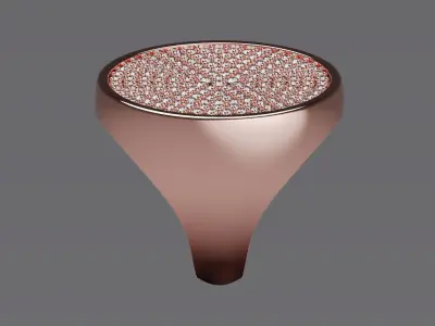 Round Ring - Luxury 3D print model