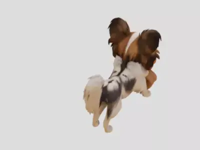 Lara y Pepo - Puppy with Teddy 3D model