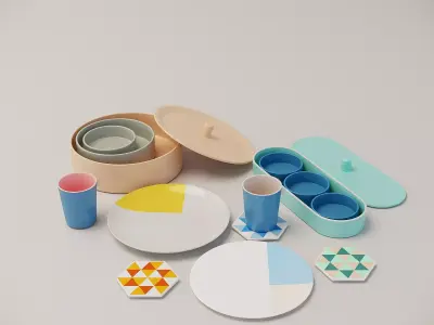 Gathering Series by Chi and Chi tableware  3D model