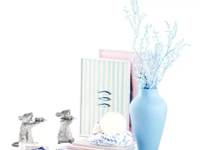 Decoration set Cat Dreams 3D model