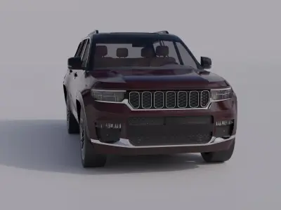 Generic Luxury SUV 1 Low-poly 3D model