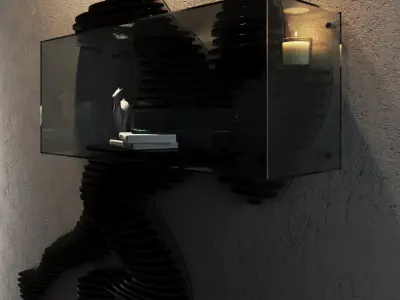 SHELF RUNING MAN 3D model