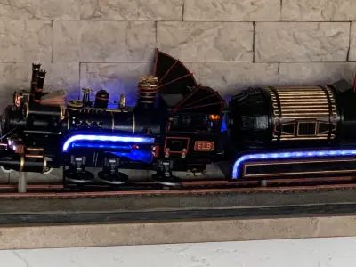Back to the Future - Jules Verne Time Train 3D print model