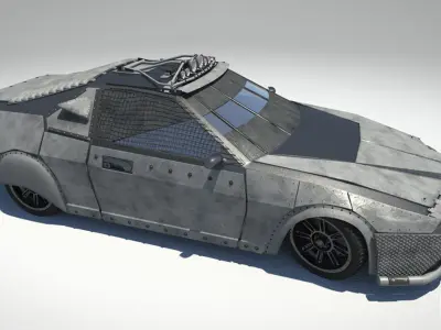 Dystopian Armored Car 3D model