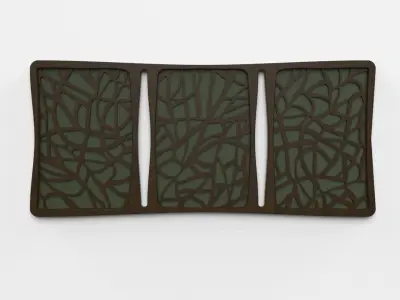 WALL DECORATION FRAME 3D print model