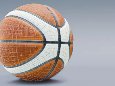 Sports Ball Pack Low-poly 3D model