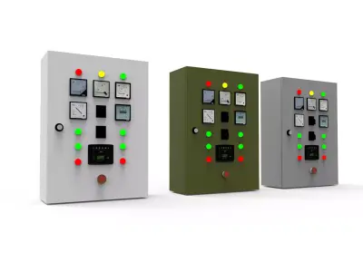panel switch box 3D model