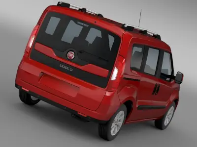 Fiat Doblo 152 2017 3D model
