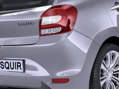 Suzuki Baleno 2016 3D model