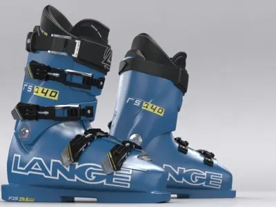 Ski boots Lange 3D model