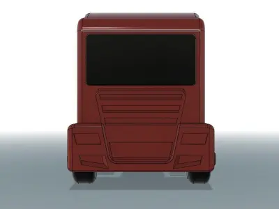 Printable and Playable Truck v1 3D print model