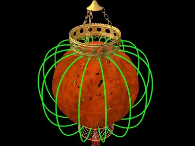 Chinese lantern 3D model