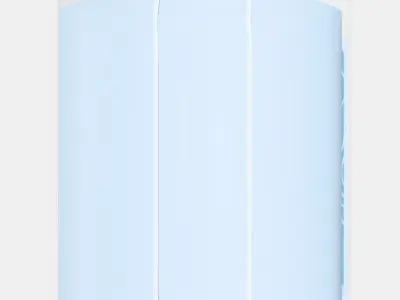 BUKETTAPEL scented candle in a jar 2 wick lids Low-poly 3D model