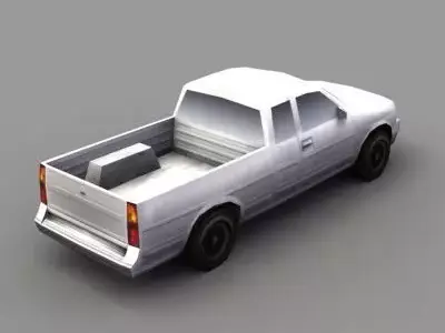 Pickup Truck Game Low-poly 3D model