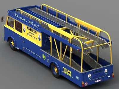 Race Transporter - Team Maserati 3D model