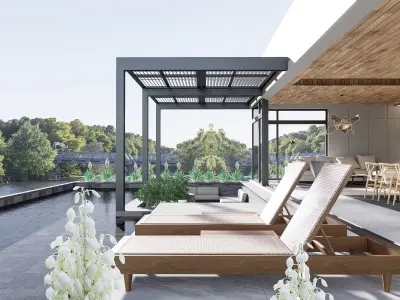 Modern living - B5  3D model