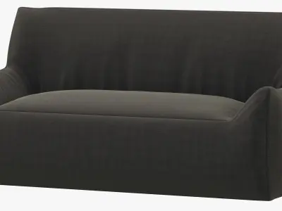 RH Teen Berlin Lounge Canvas Sofa 3D model