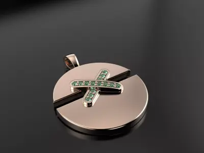 Chaumet 2 pendants  3D print model