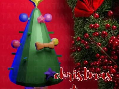 CHRISTMAS TREE assemblable 3D print model