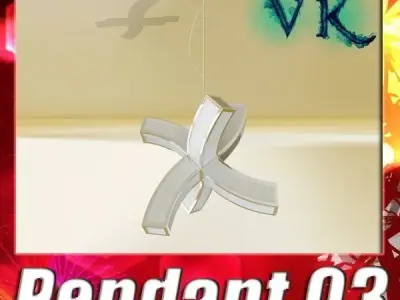 Modern Pendant Lamp 3D model