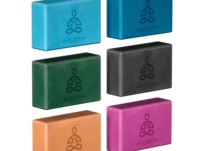 Color Blocks for Yoga 3D model