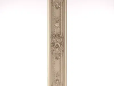 Classic Wall Panel 2 3D model