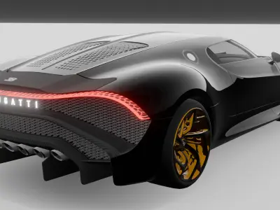 Bugatti La Voiture Noire 3D model by zakiazaz16