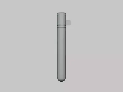 Basic Serum Bottle - Geometry Only No Textures No Materials 3D model