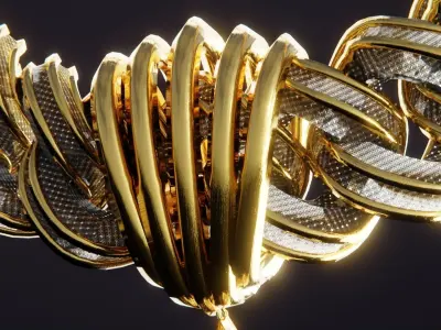 Ethereum Chain Low-poly 3D model