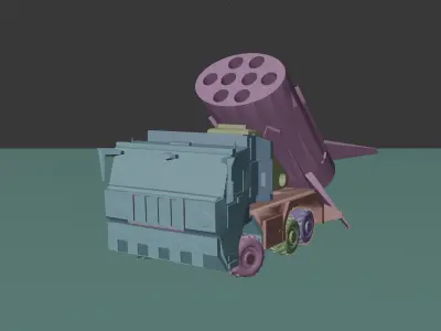Camion de lapices 3D print model