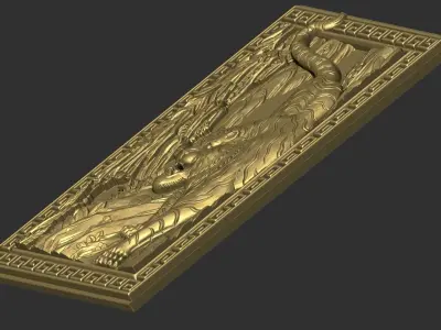 tiger on the mountain 2 3D print model